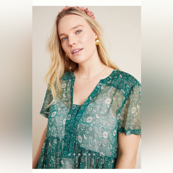 Worn once then dry cleaned Anthropologie Dress - Picture 3 of 8